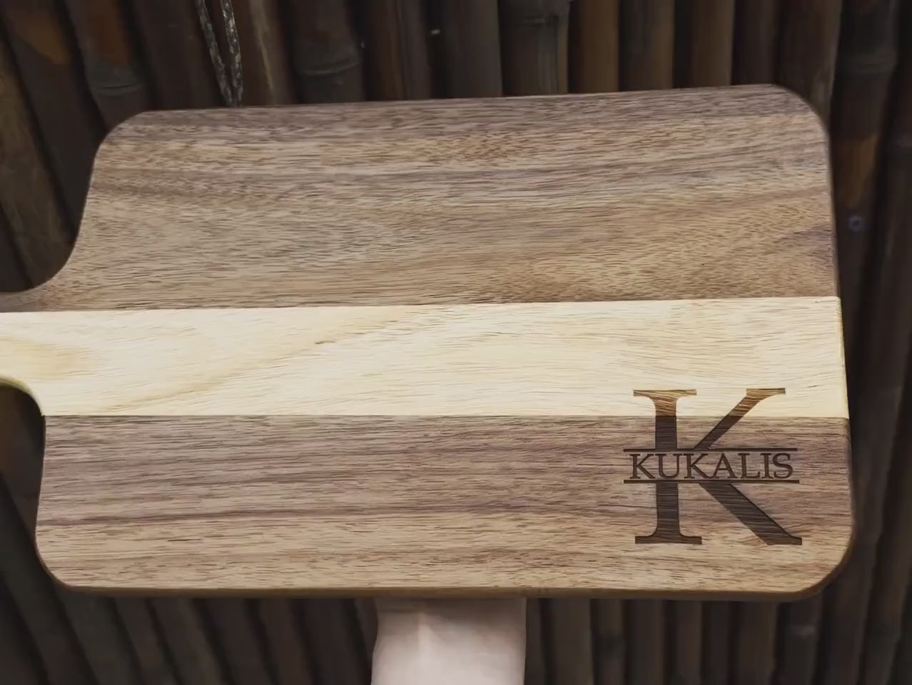 Custom Engraved Acacia Wood Cutting Board